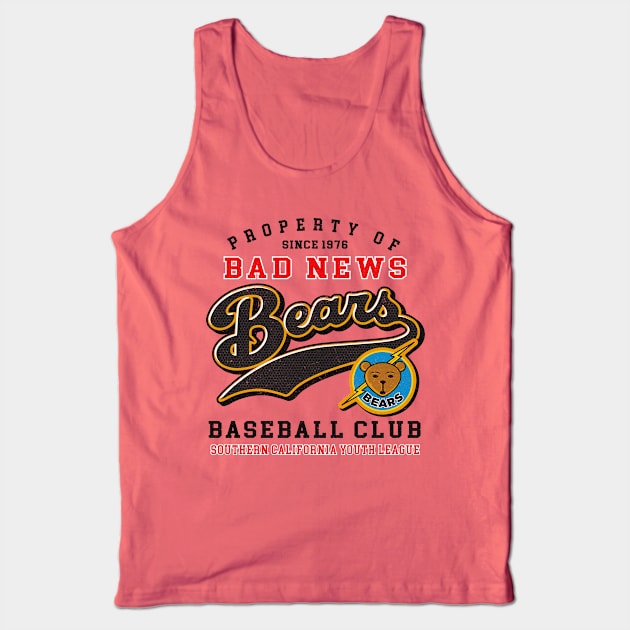 Property of Bad News Bears Baseball Club Tank Top by Alema Art